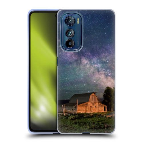 Royce Bair Nightscapes Grand Teton Barn Soft Gel Case for Motorola Edge 30