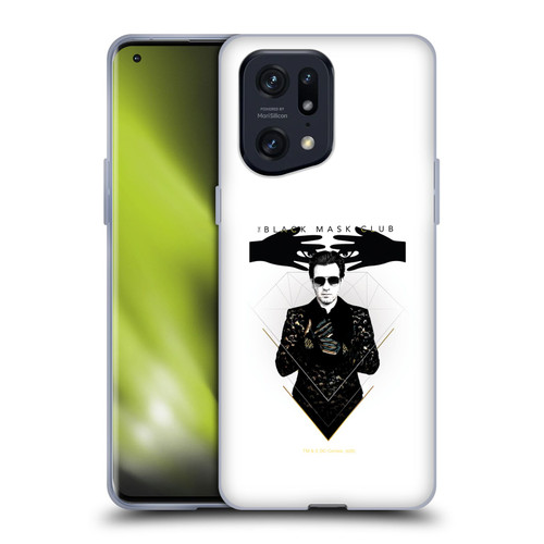 Birds of Prey DC Comics Graphics Black Club Soft Gel Case for OPPO Find X5 Pro