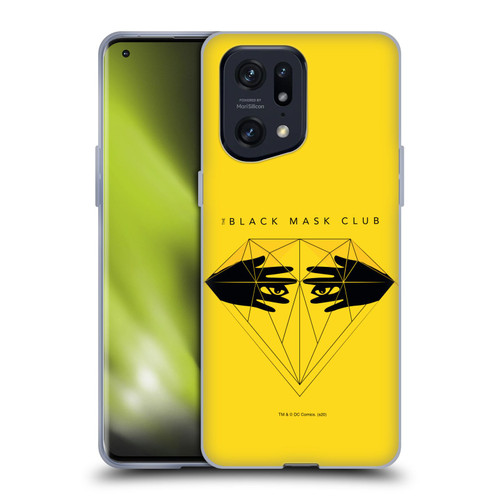 Birds of Prey DC Comics Graphics Black Club Logo Soft Gel Case for OPPO Find X5 Pro