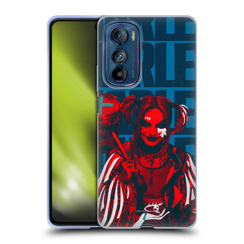 Birds of Prey DC Comics Harley Quinn Art Hammer Soft Gel Case for Motorola Edge 30