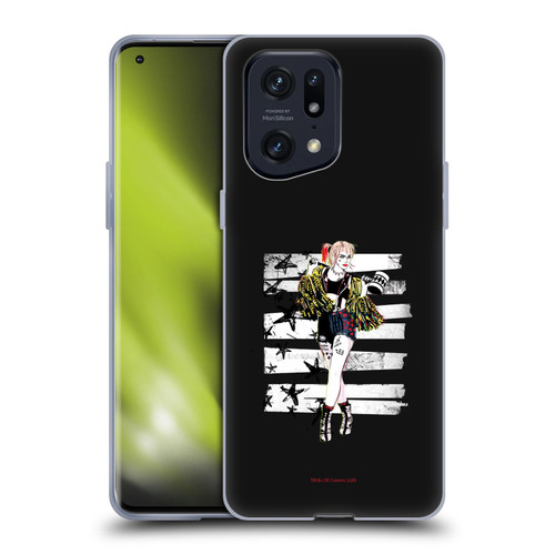 Birds of Prey DC Comics Harley Quinn Art Strut Soft Gel Case for OPPO Find X5 Pro