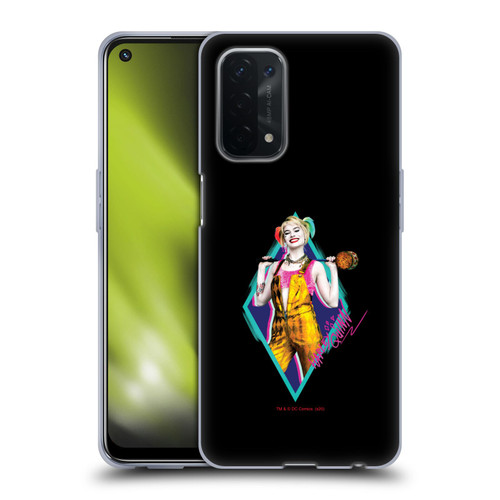 Birds of Prey DC Comics Harley Quinn Happy Crazy Hammer Soft Gel Case for OPPO A54 5G