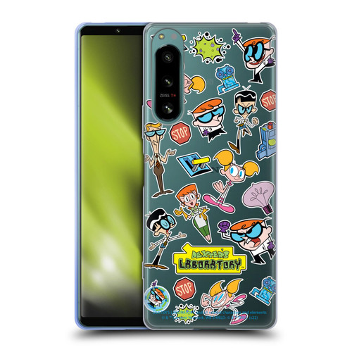 Dexter's Laboratory Graphics Icons Soft Gel Case for Sony Xperia 5 IV