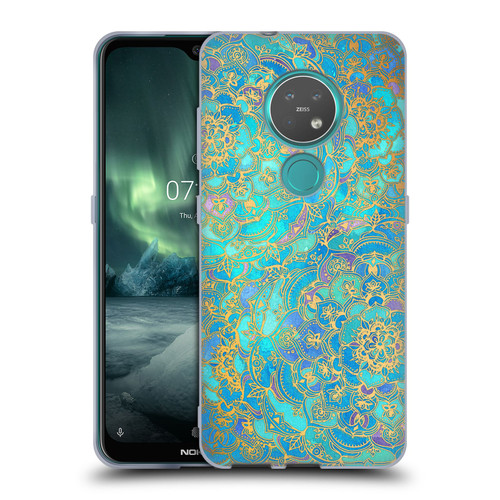Micklyn Le Feuvre Mandala Sapphire and Jade Soft Gel Case for Nokia 6.2 / 7.2