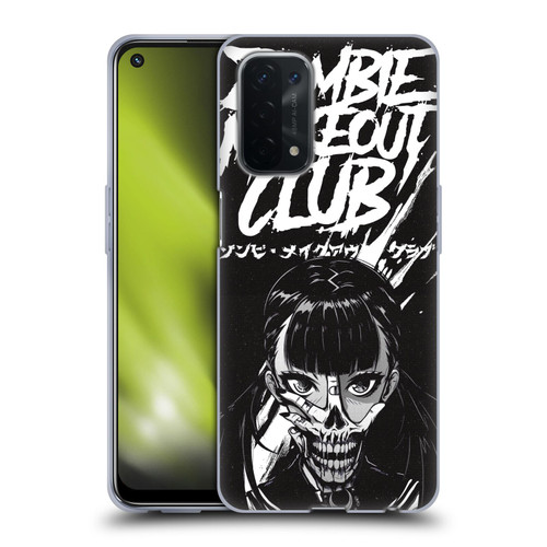 Zombie Makeout Club Art Face Off Soft Gel Case for OPPO A54 5G