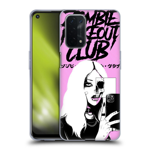 Zombie Makeout Club Art Selfie Skull Soft Gel Case for OPPO A54 5G