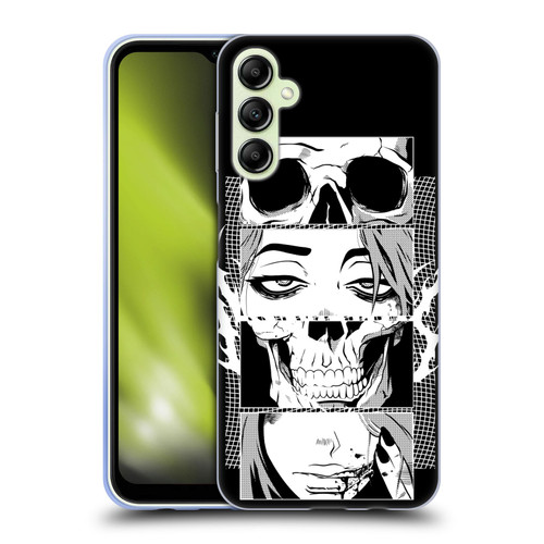 Zombie Makeout Club Art Skull Collage Soft Gel Case for Samsung Galaxy A14 5G