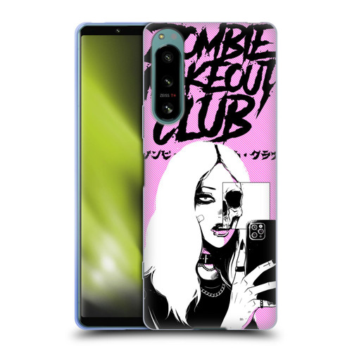 Zombie Makeout Club Art Selfie Skull Soft Gel Case for Sony Xperia 5 IV