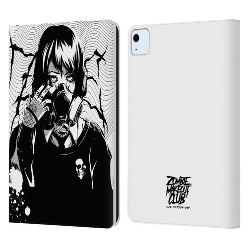 Zombie Makeout Club Art Facepiece Leather Book Wallet Case Cover For Apple iPad Air 11 2020/2022/2024