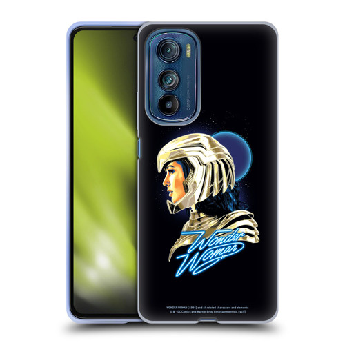 Wonder Woman 1984 80's Graphics Golden Armour 2 Soft Gel Case for Motorola Edge 30