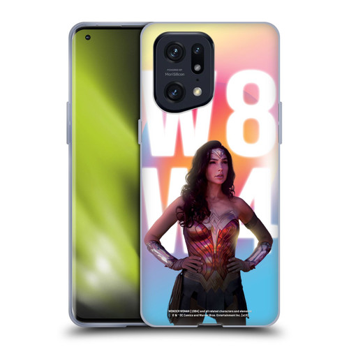 Wonder Woman 1984 80's Graphics Costume Soft Gel Case for OPPO Find X5 Pro