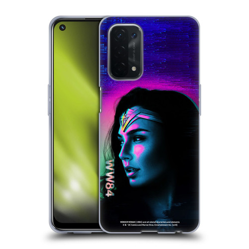 Wonder Woman 1984 80's Graphics Glitch Soft Gel Case for OPPO A54 5G