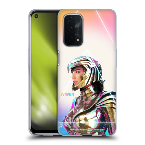 Wonder Woman 1984 80's Graphics Golden Armour 3 Soft Gel Case for OPPO A54 5G