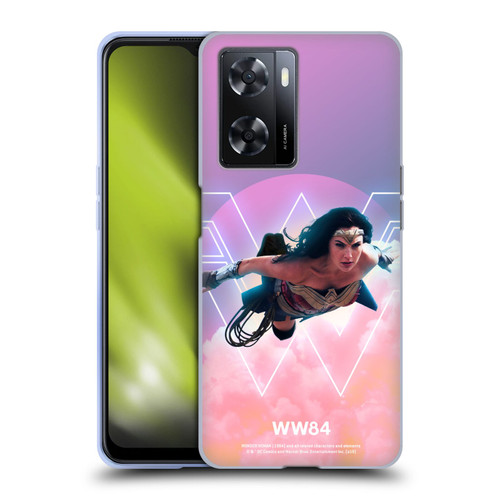 Wonder Woman 1984 80's Graphics Flying Soft Gel Case for OPPO A57s
