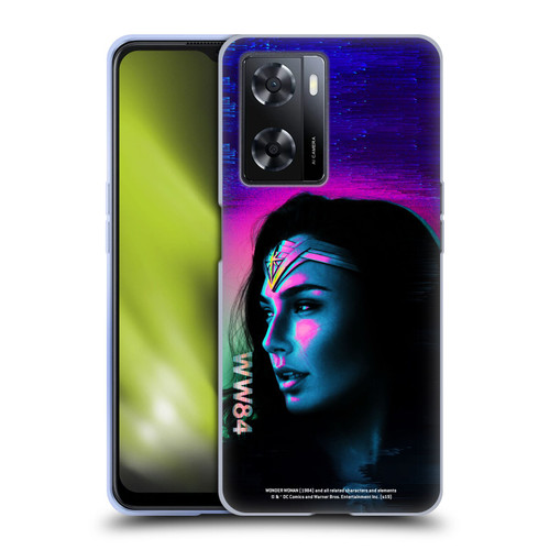 Wonder Woman 1984 80's Graphics Glitch Soft Gel Case for OPPO A57s