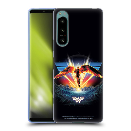 Wonder Woman 1984 80's Graphics Golden Armour Soft Gel Case for Sony Xperia 5 IV