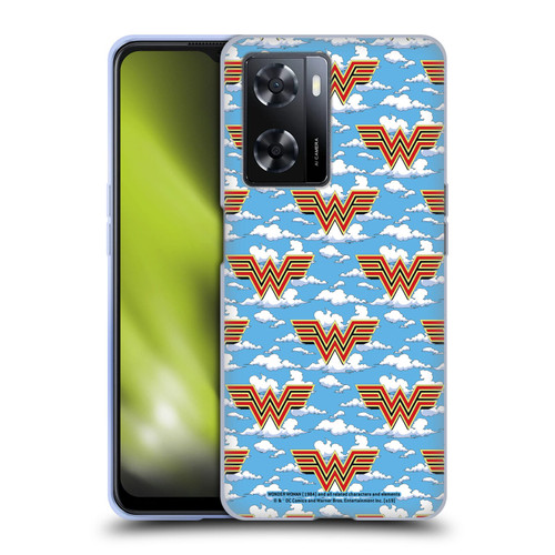 Wonder Woman 1984 Logo Art Retro Pattern 2 Soft Gel Case for OPPO A57s