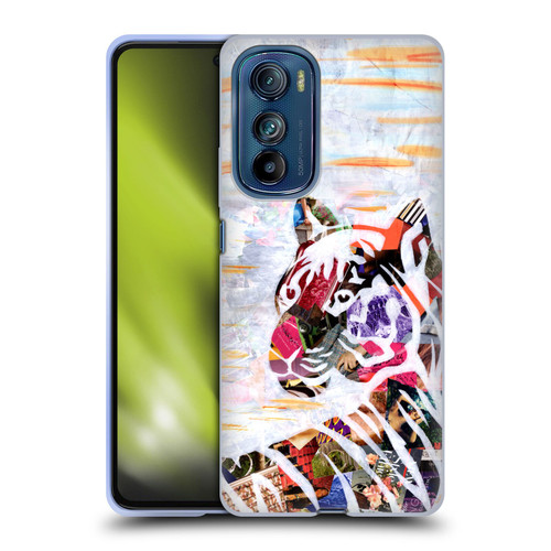 Artpoptart Animals Tiger Soft Gel Case for Motorola Edge 30