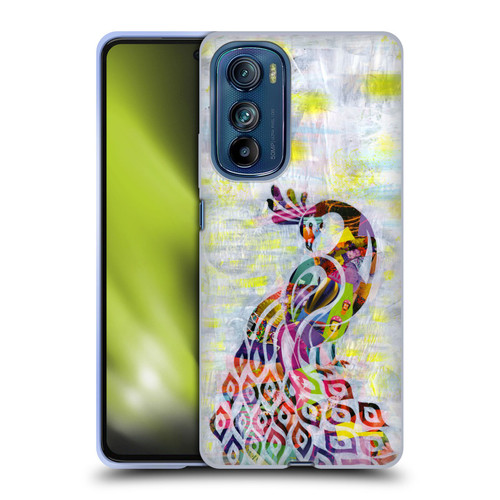 Artpoptart Animals Peacock Soft Gel Case for Motorola Edge 30