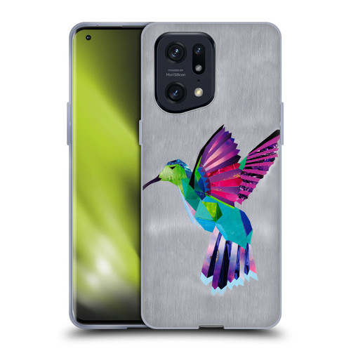 Artpoptart Animals Hummingbird Soft Gel Case for OPPO Find X5 Pro