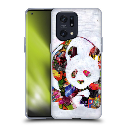 Artpoptart Animals Panda Soft Gel Case for OPPO Find X5 Pro