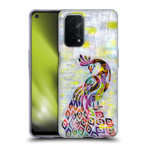 Artpoptart Animals Peacock Soft Gel Case for OPPO A54 5G