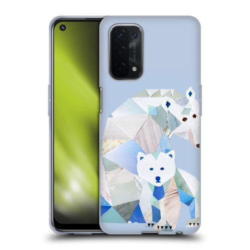 Artpoptart Animals Polar Bears Soft Gel Case for OPPO A54 5G