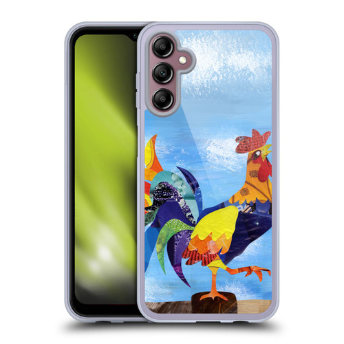 Artpoptart Animals Colorful Rooster Soft Gel Case for Samsung Galaxy A14 5G