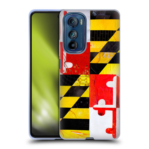 Artpoptart Flags Maryland Soft Gel Case for Motorola Edge 30