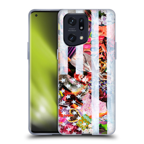 Artpoptart Flags Murican Soft Gel Case for OPPO Find X5 Pro