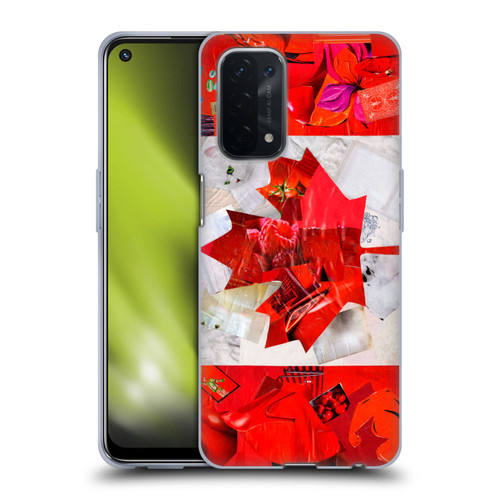 Artpoptart Flags Canada Soft Gel Case for OPPO A54 5G