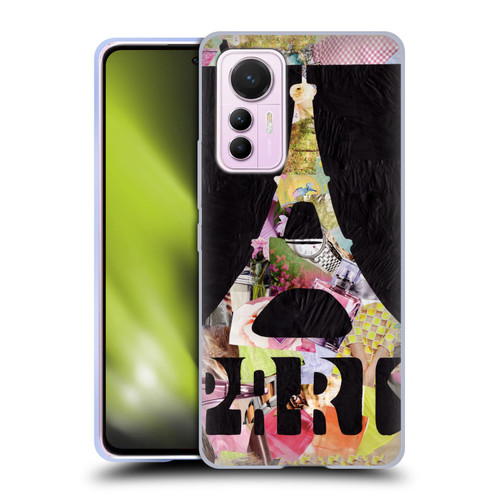 Artpoptart Travel Paris Soft Gel Case for Xiaomi 12 Lite