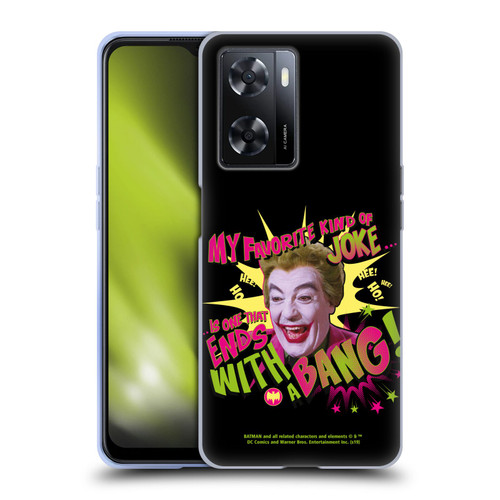Batman TV Series Character Art Joker With A Bang Soft Gel Case for OPPO A57s