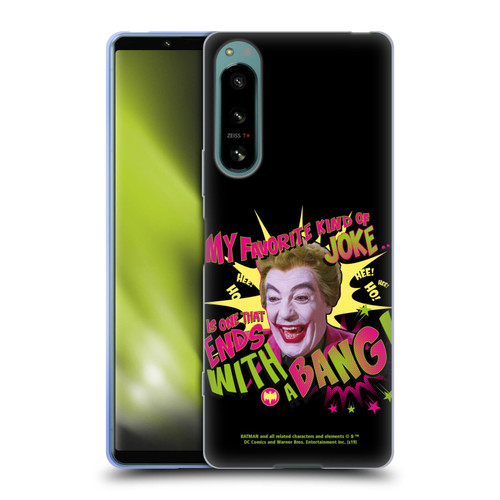 Batman TV Series Character Art Joker With A Bang Soft Gel Case for Sony Xperia 5 IV