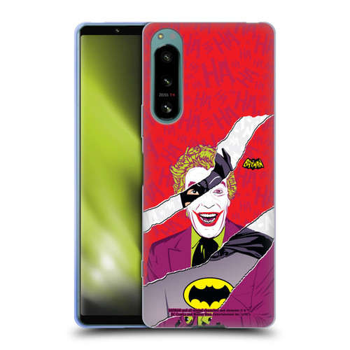 Batman TV Series Graphics Joker Soft Gel Case for Sony Xperia 5 IV