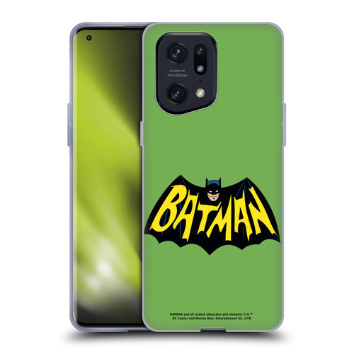 Batman TV Series Logos Main Soft Gel Case for OPPO Find X5 Pro