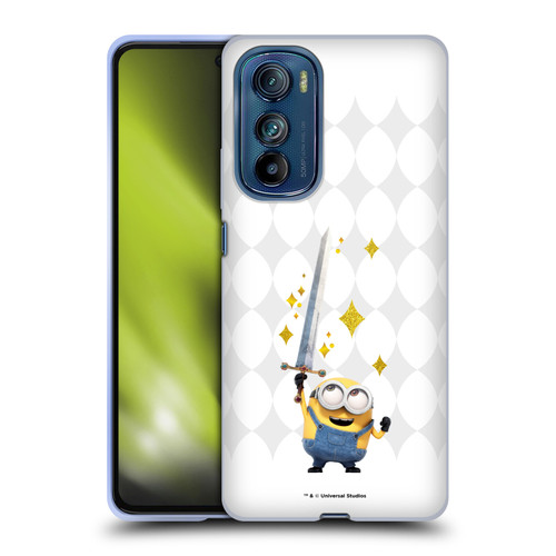 Minions Minion British Invasion Bob Sword Soft Gel Case for Motorola Edge 30