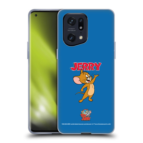Tom and Jerry Characters Jerry Soft Gel Case for OPPO Find X5 Pro