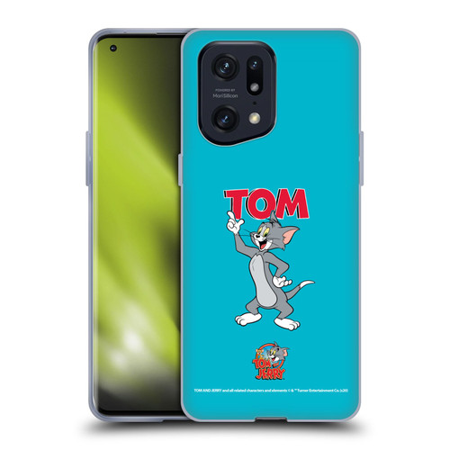 Tom and Jerry Characters Tom Soft Gel Case for OPPO Find X5 Pro