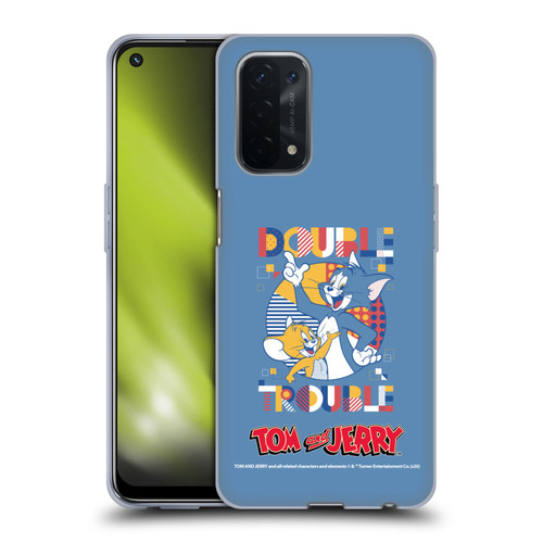 Tom and Jerry Color Blocks Double Trouble Soft Gel Case for OPPO A54 5G