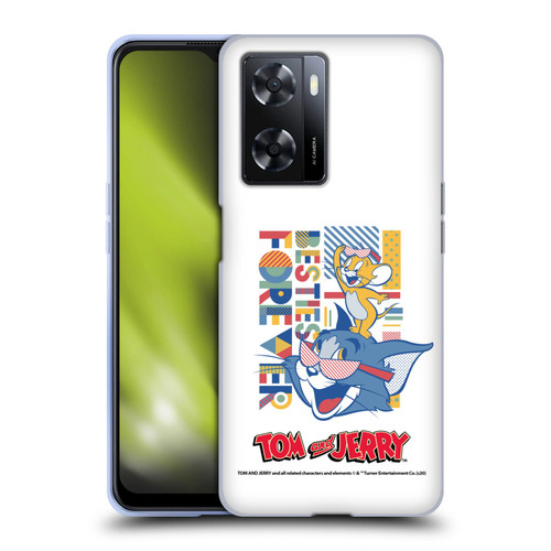 Tom and Jerry Color Blocks Besties Forever Soft Gel Case for OPPO A57s