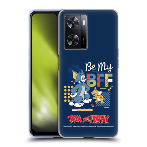 Tom and Jerry Color Blocks Be My Bff Soft Gel Case for OPPO A57s