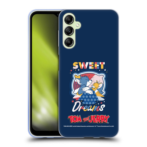Tom and Jerry Color Blocks Sweet Dreams Soft Gel Case for Samsung Galaxy A14 5G