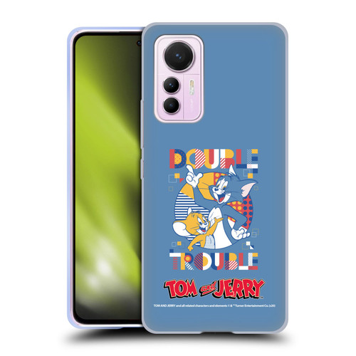 Tom and Jerry Color Blocks Double Trouble Soft Gel Case for Xiaomi 12 Lite