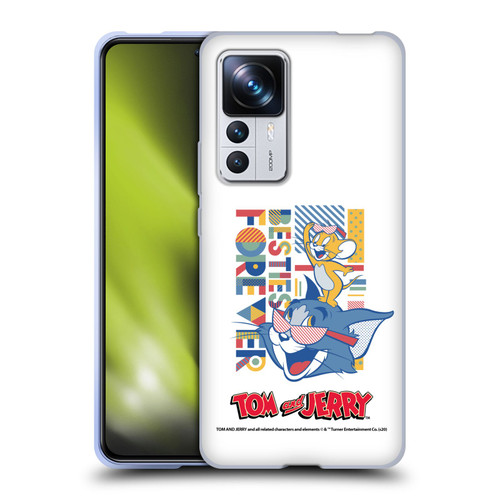 Tom and Jerry Color Blocks Besties Forever Soft Gel Case for Xiaomi 12T Pro