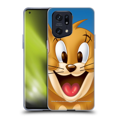 Tom and Jerry Full Face Jerry Soft Gel Case for OPPO Find X5 Pro