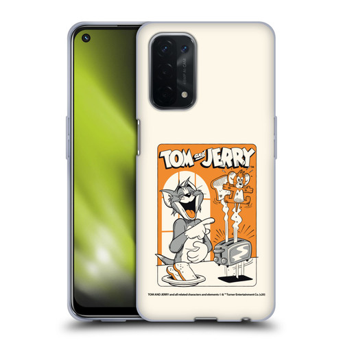 Tom and Jerry Illustration Laugh And Toasted Soft Gel Case for OPPO A54 5G