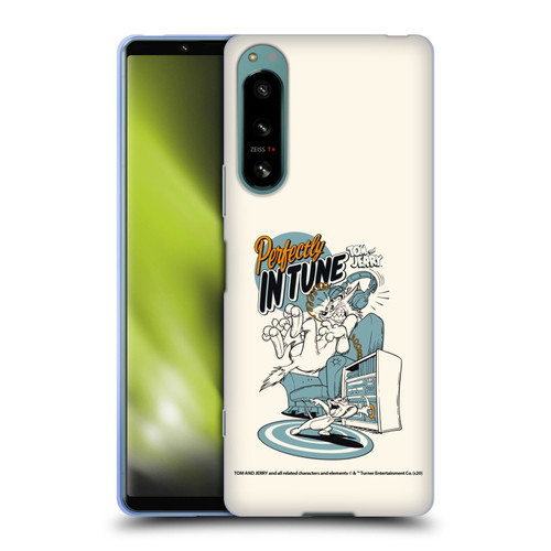 Tom and Jerry Illustration Perfectly In Tune Soft Gel Case for Sony Xperia 5 IV