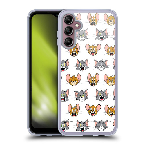 Tom and Jerry Patterns Expressions Soft Gel Case for Samsung Galaxy A14 5G