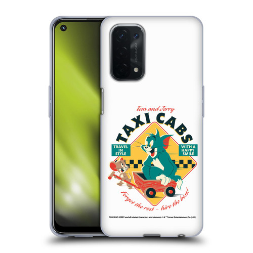 Tom and Jerry Retro Taxi Cabs Soft Gel Case for OPPO A54 5G